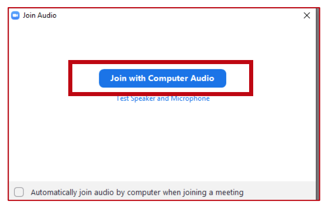 User Guide - Join with Computer Audio